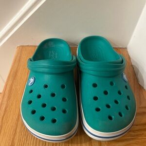 Kids Green Crocs Clogs